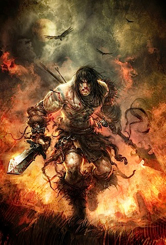 Illustration for article titled What is best in life? Epic Barbarian Art!